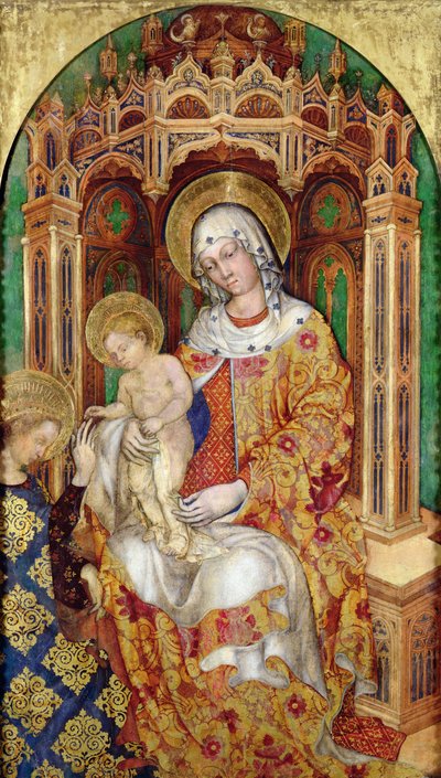The Mystic Marriage of St. Catherine of Alexandria by Michele Giambono